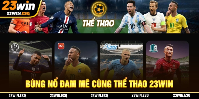 Không thể bỏ lỡ hệ thống cược thể thao chuyên nghiệp nhất 2024 tại nhà cái 23WIN